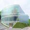 ice pattern ultra clear U channel glass for curtain wall  partition decoration