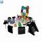 2018 commercial Inflatable Rainbow Bear Theme Amusement Park Soft Covering PVC Indoor Playground Equipment for Kids