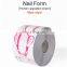 Manicure Nail Beauty Supplier Plastic Clear Material Nail Form