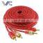 5+5mm 2R-2R Male RCA Cable AV Cable Transparent