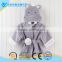 Lovely cartoon Eco-friendly baby bathrobe for children