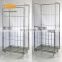 Galvanized collapsible gas storage cages gas bottle mesh container for sale