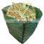 Round 100% Pp Green Garden Gardening sacks pp webbing handle with x stitching