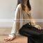 Wholesale Women Business Solid Color Long Sleeve Silk Satin Blouses Tops