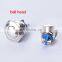 16mm Start Horn Button Momentary Stainless Steel flat head Metal Push Button Switch 1NO 2pin reset button switch waterproof