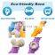 straw and PU sustainable material dog toy bone tooth grinding pet toys with double layers