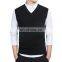 men's vest v-neck bottoming sweater sleeveless pullover vest spring and autumn men's sweater Men's solid color sweater