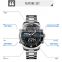 SKMEI 1839 Custom Logo Luxury Watches Men Dual Time Stainless Steel Digital Watch