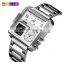 Skmei 1584 luxury watches leather band black color for men wrist watches large dial
