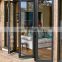 Exterior patio heat insulation aluminum bi folding door slidng folding glass doors