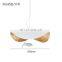 Indoor luxury large lamp chandelier lighting art creative luxury gold chandelier lamps metal lotus leaf led chandelier