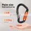 JRSGS Carabiner Clips Aluminium Snap Hook 23kN Ultra-Light Locking Climbing Carabiner Customized the LOGO S7109TN