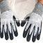 Cut Resistant Level 5 Working Gloves Manufacturer Sandy Nitrile Palm Fit Glove General Handling Labour Supply Guantes Anticorte