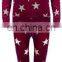 Wholesales New Design Star Sublimation Printing Tracksuit Winter Track Suit Fleece Tracksuit Tracksuit for Women