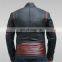 High quality custom design wholesale price men leather racing biker motorbike jacket leather motorcycle jacket