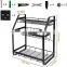 Spice Rack 3-Tier Kitchen Countertop standing Storage Organizer Hanging Racks Seasoning Organizer