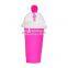 Factory Supply Reusable Ice Cream Pinch Quick Frozen Juice Wholesale Silicone Smoothie Cup