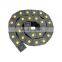 CNYY 10 Series plastic openable type protective bridge cable nylon drag chain PA66 wires carrier plastic cable drag chain