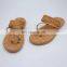 Hot Sale Summer women lady style natural woven sole straw slippers water hyacinth sandals Vietnam Manufacturer