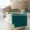 ZigZag White & Natural Seagrass Belly Basket Plant Holder Storage Basket Decor Home Wholesale