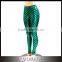 Emerald Green Dragon Scale High Waist Mermaid Leggings
