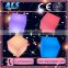 ACS rechargeable IR control color changing light up furniture LED cube