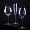 Wholesale Rainbow Colored Champagne Flute Goblet Wine Tumbler Drinking Glass