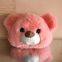 014Autumn New Cartoon Artificial Rabbit Hair Bear Head Bag Popular Fashion Long Chain Women's Handbag Girls Pink Cute Teddy Bear Bag