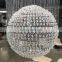 Modern Crystal Ball Chandelier Light Bubble Glass Ball Pendant Lamp Long Hanging Lamp For Villa Stairs Restaurant Living room