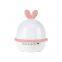 Lucky Rabbit Projector Lamp HD Film Pattern Rotating Night Lights Mini Led Desk Lamp Brightness Adjustable Ambient Bed Lights