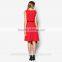 Ladies fashionable dress with high quality solid color ladies dress D273