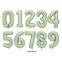 40 Inch Popular New Products Olive Green Large Balloon Big Number 0-9 Aluminum Foil Balloon Party Supplies Decorations