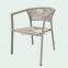 Guangdong Factory Wholesale Price Patio stackable Dining Chair Aluminium Frame  Sklum Chair