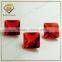 Fashion dimond setting garnet gemstone wholesale glass gems for jewelry