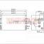 Durable IEC320 CW14C 250/380VAC low pass power emi filter