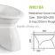 Washdown Ceramic Small Size Economic Hand Flush Toilet W8016