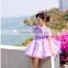 2016 fashion off shoulder straps lace baby girl princess puffy dresses girls tulle princess dress