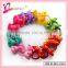 Nice girls neon elastic hair band ribbon bow wholesale elastic band (XH12-2106)