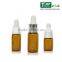 2015 Popular 10ml Glass Dropper Bottle With Silica Nipple Top