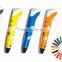 3D Printer Pen Doodle LED 3d Printer Pen Filament Kids Toy No LED