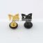 Fashion earring stud Latest design plated gold ear stud custom body jewelry