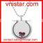 Vnistar interchangeable red son heart floating charms for glass locket wholesale AC177