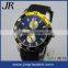 Price of western stainless steel men watch,hot sale leather strap watches man
