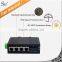 IP enabled single mode dual fiber Ethernet fast speed industrial switch