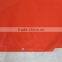 orange color light duty pvc tarpaulin plastic cover sheet with fireproof and wateproof uv resistance