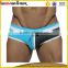 2016 swimwear two colors combined swim brief sexy mens thong swimwear