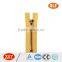 hot sale antique brass teeth yg slider close end metal zipper