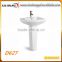 High quality modern bathroom wash bowl ceramic hand wash pedestal basin                        
                                                                                Supplier's Choice