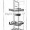 TKK sliding out metal kitchen tall unit basket