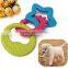 Wholesale 3 In 1 Rubber Funny Pet Chew Toys For Cat Puppies Dog Play Dental Teething Healthy Teeth Gums Resistant Bite Training